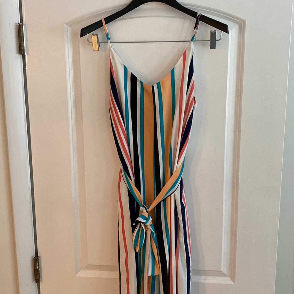 She+Sky Striped Jumpsuit